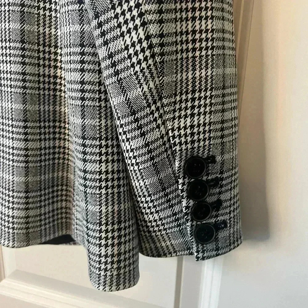 Gap Houndstooth Single Button Blazer - image 6